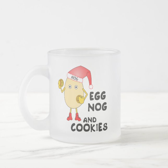 Santa Hat Egg Nog Mugg (Vänster)