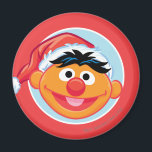 Santa Hat Ernie Magnet<br><div class="desc">Ernie ser underbar ut i julhatten! Det här objektet rekommenderas för åldersgruppen 13 . © 2014 Sesame Workshop. www.sesamestreet.org</div>