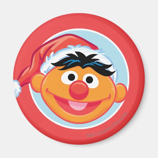 Santa Hat Ernie Magnet (Framsidan)