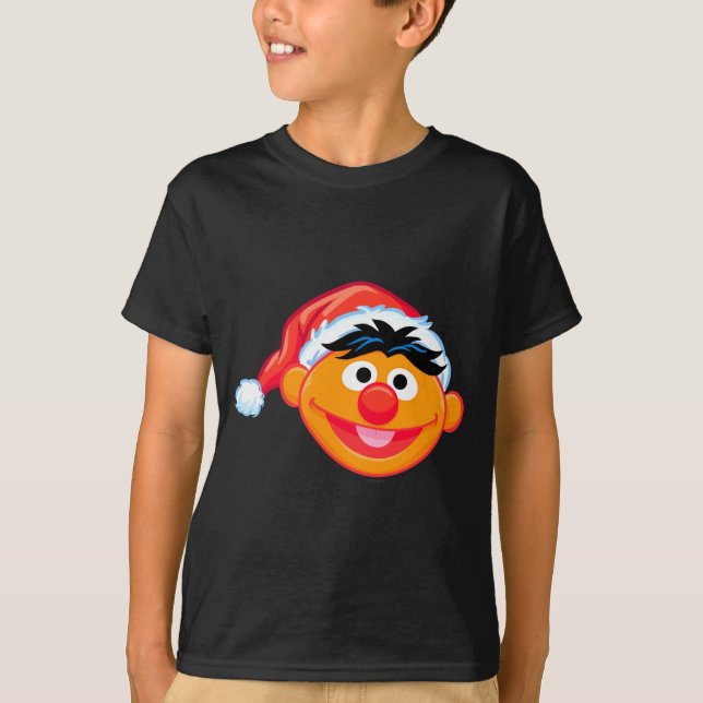 Santa Hat Ernie  T Shirt (Framsida)