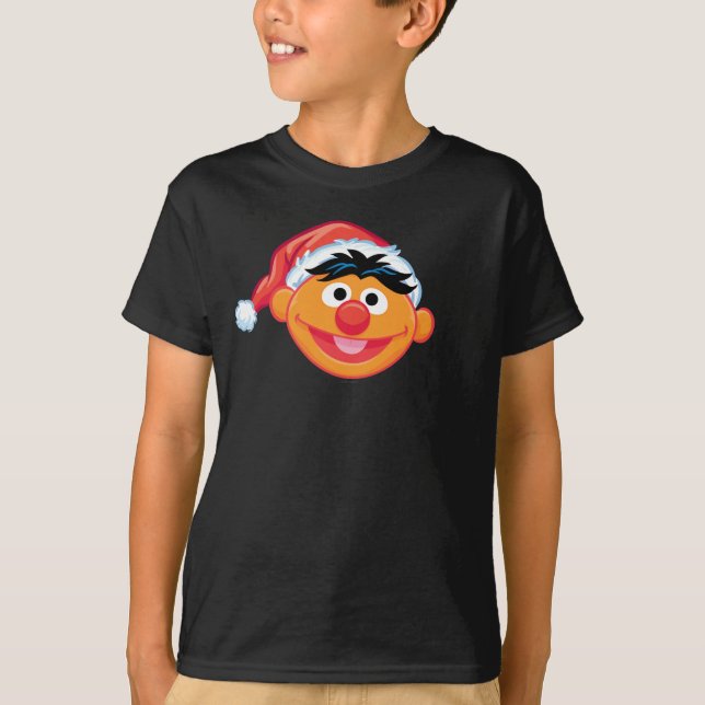 Santa Hat Ernie Tee Shirt (Framsida)