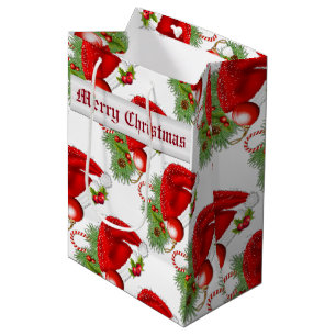 Santa Hat Festive jul Gift Bag