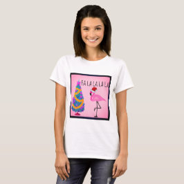 Santa Hat Flamingo Women's T-Shirt