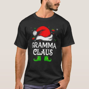Santa Hat Gramma Claus Elf Funny Ugly jul Sw T Shirt
