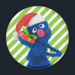 Santa Hat Grover Magnet<br><div class="desc">Grover gungar julhatten! Det här objektet rekommenderas för åldersgruppen 13 . © 2014 Sesame Workshop. www.sesamestreet.org</div>