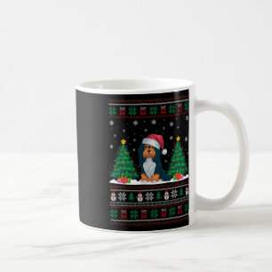 Santa Hat Havanese Hund Julgran Ljus Ugly Kaffemugg