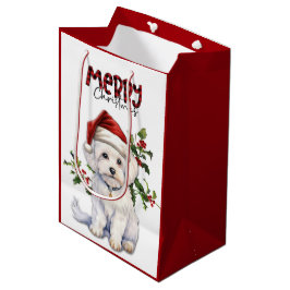 Santa Hat Holly Maltesisk Hund jul