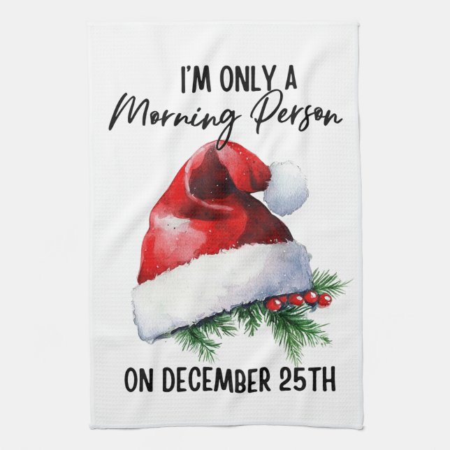 Santa Hat Humor Kökshandduk (Vertikal)