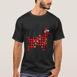 Santa Hat jul Irish Setter Pajama T Shirt