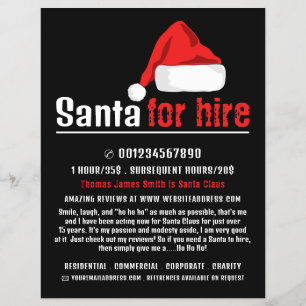 Santa Hat, Jultomten Entertainer Advertising Reklamblad