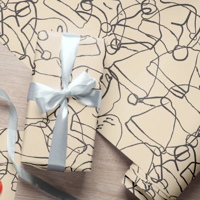 Santa Hat Jumble En Elegant underskattade jul Presentpapper (Skapare uppladdad)