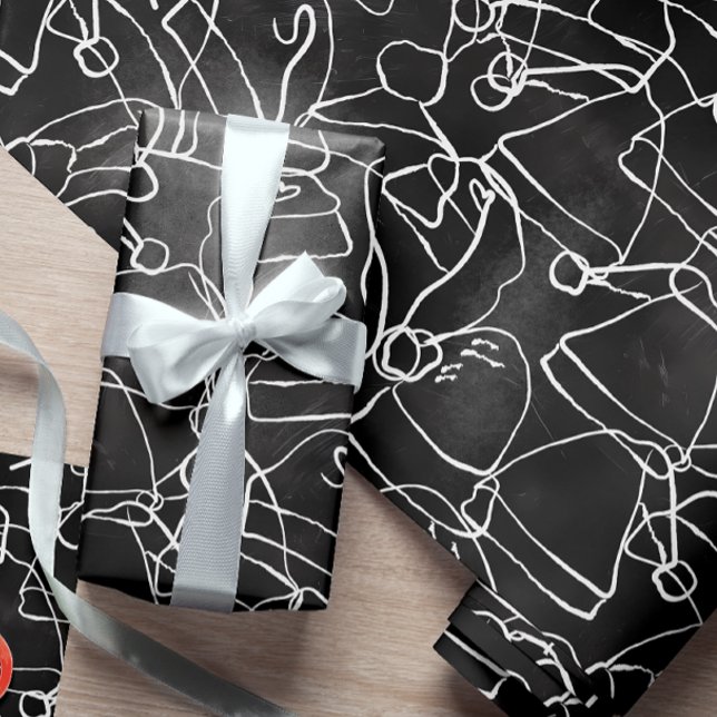 Santa Hat Jumble White på juljuljulen på Chalkboar Presentpapper (Skapare uppladdad)