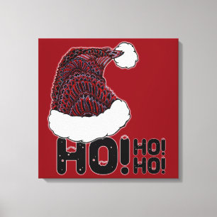 Santa Hat med text Canvastryck