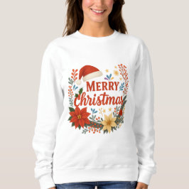 Santa Hat Merry Christmas Sweatshirt T Shirt
