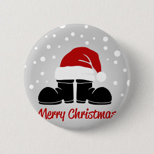 Santa hat och bootsb knapp