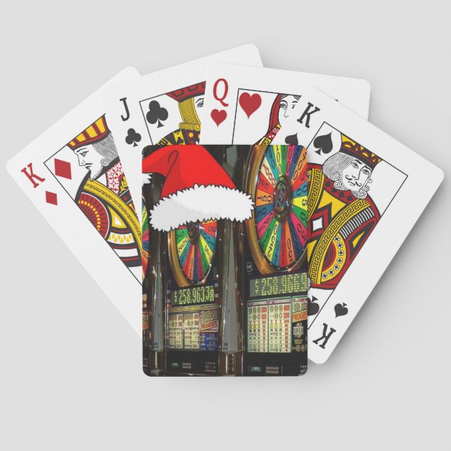 Santa Hat Slot Maskiner Casinokort (Baksidan)