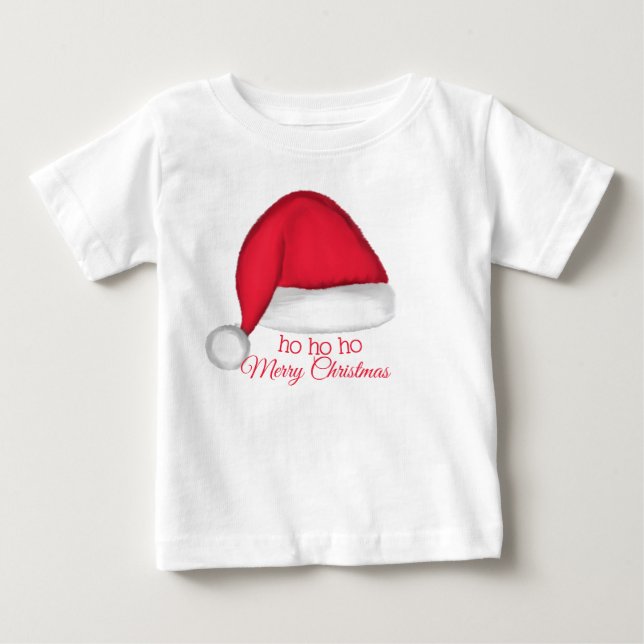 Santa Hat Småbarn T. T Shirt (Framsida)