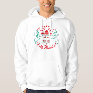 Santa Hat Sombrero jul Mexiko Feliz Navidad Hoodie