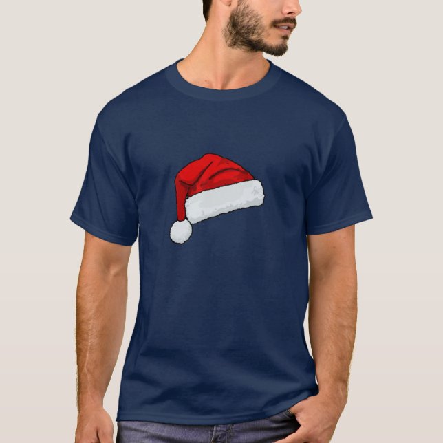 Santa Hat T Shirt (Framsida)