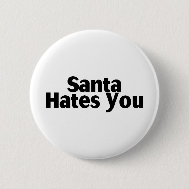 Santa hatar dig knapp (Framsida)