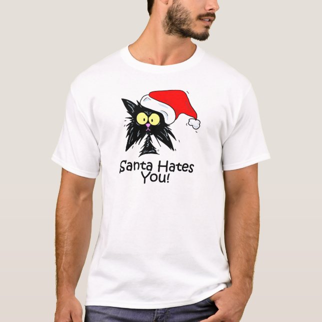 Santa hatar dig tee (Framsida)