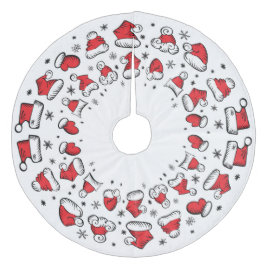 Santa Hats Julgransmatta Fleece