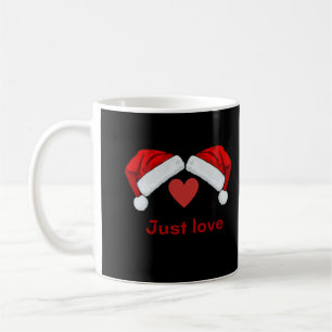 Santa Hats-just kärlek Kaffemugg
