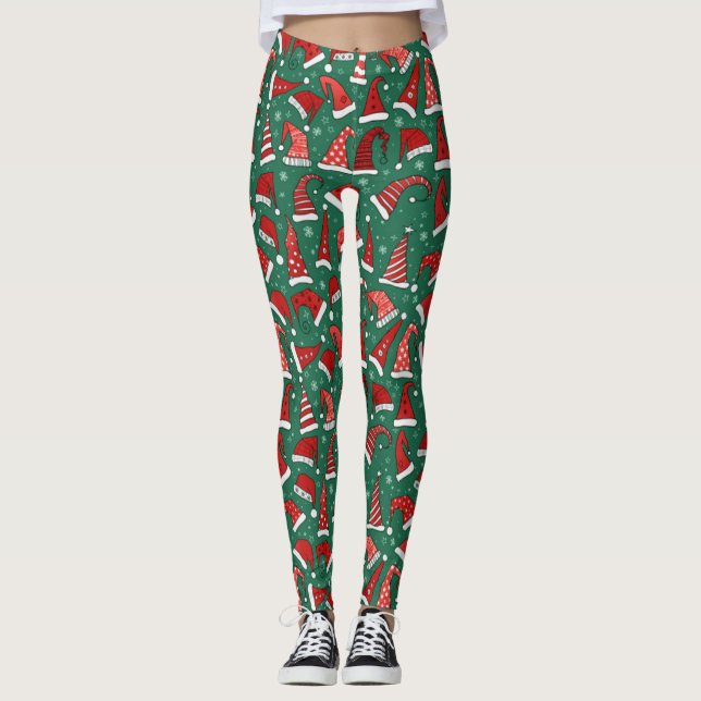 Santa Hats Leggings (Framsida)