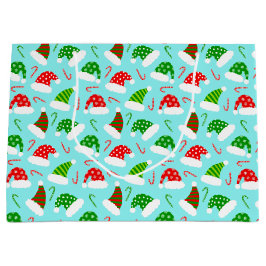 Santa Hats och Polkagrisar jul Mönster