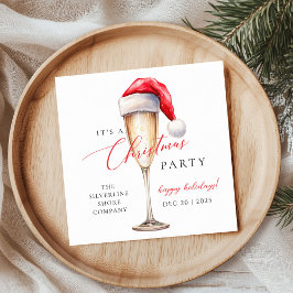 Santa Hatt Festive Julfest Pappersservett