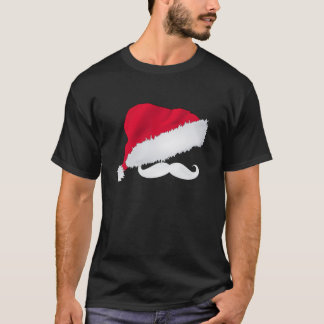 Santa hatt & mustaschTshirt Tee