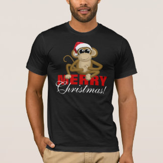 Santa hattapa - "svärtar god jul" skjortan tee shirt