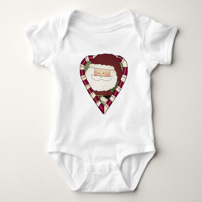 Santa Heart Helgdag Tshirts och Gifts (Framsida)
