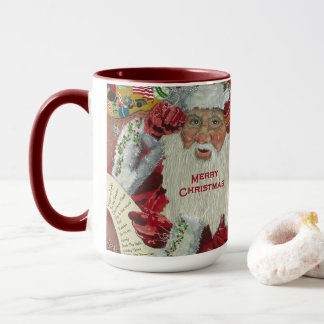 Santa Helgdag 15 oz Classic Mugg som kontrollerar