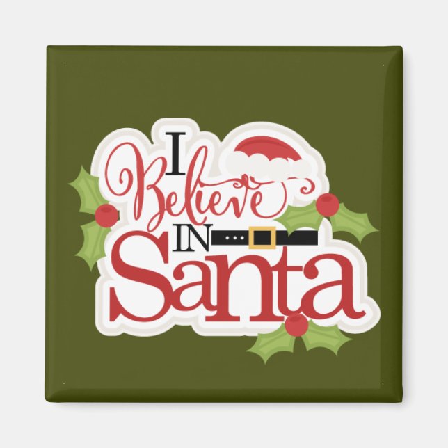 Santa Helgdag Magnet (Framsidan)