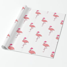 Santa Helper Flamingos Mönster Presentpapper
