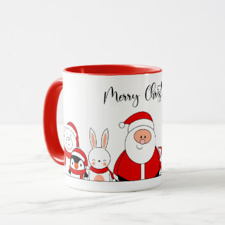 Santa & Helpers Christmas  Mug Mugg