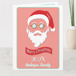 Santa Hipster stil Card Kort