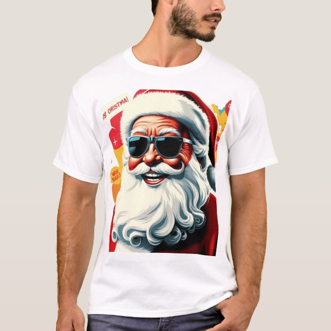 SANTA HIPSTER T-Shirt (Framsida)