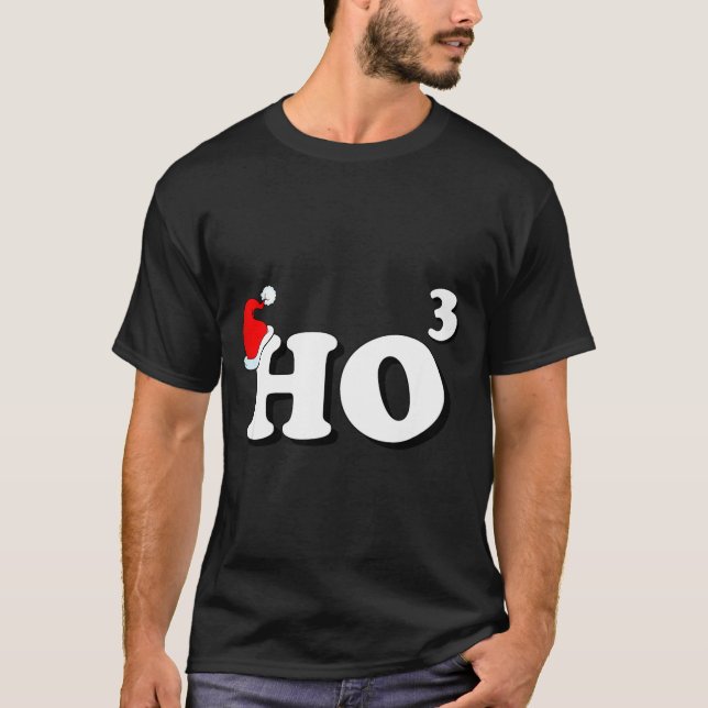 Santa Ho3 Ho Cubed Gift Women Men Teacher Funny Ch T Shirt (Framsida)
