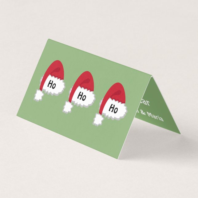 Santa Ho Ho Ho Card #HolidayZ Kort (Framsida)
