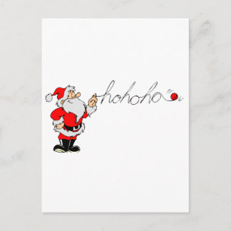 Santa (Ho Ho Ho) Helg Vykort