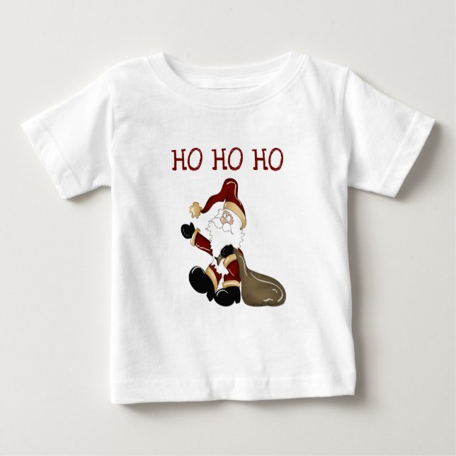 Santa HO HO HO HO Tshirts och Gifts (Framsida)