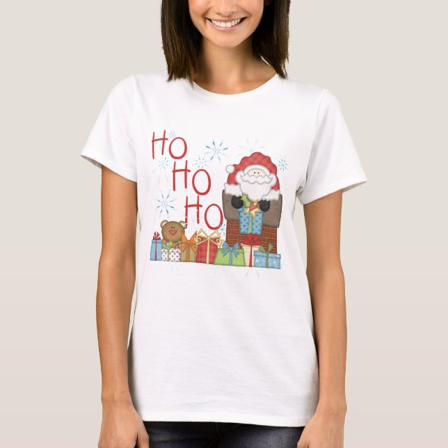 Santa Ho Ho Ho Ho Tshirts och Gifts (Framsida)