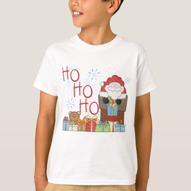 Santa Ho Ho Ho Ho Tshirts och Gifts (Framsida)