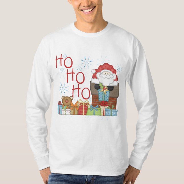 Santa Ho Ho Ho Ho Tshirts och Gifts (Framsida)