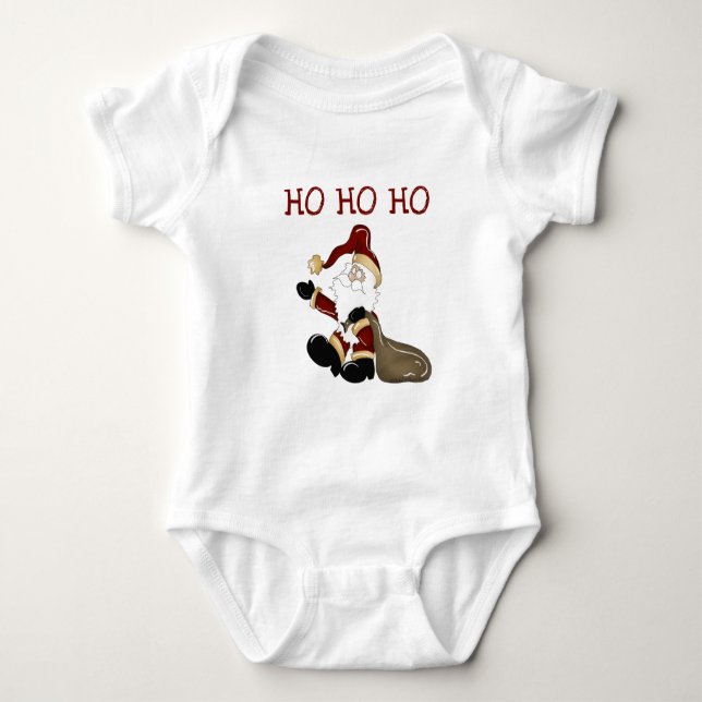 Santa HO HO HO HO Tshirts och Gifts (Framsida)
