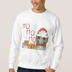 Santa Ho Ho Ho Ho Tshirts och Gifts Långärmad Tröja