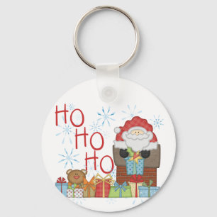 Santa Ho Ho Ho Ho Tshirts och Gifts Nyckelring