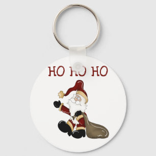 Santa HO HO HO HO Tshirts och Gifts Nyckelring